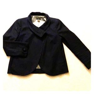 J crew blue blazer size 4